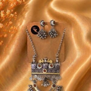 Neckpiece with earrings - 2627-0019